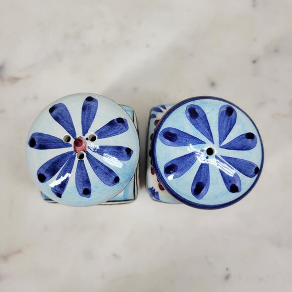 VTG Blue Bird Salt Pepper Shakers 4.25" Ceramic Hand Painted - Picture 8 of 15